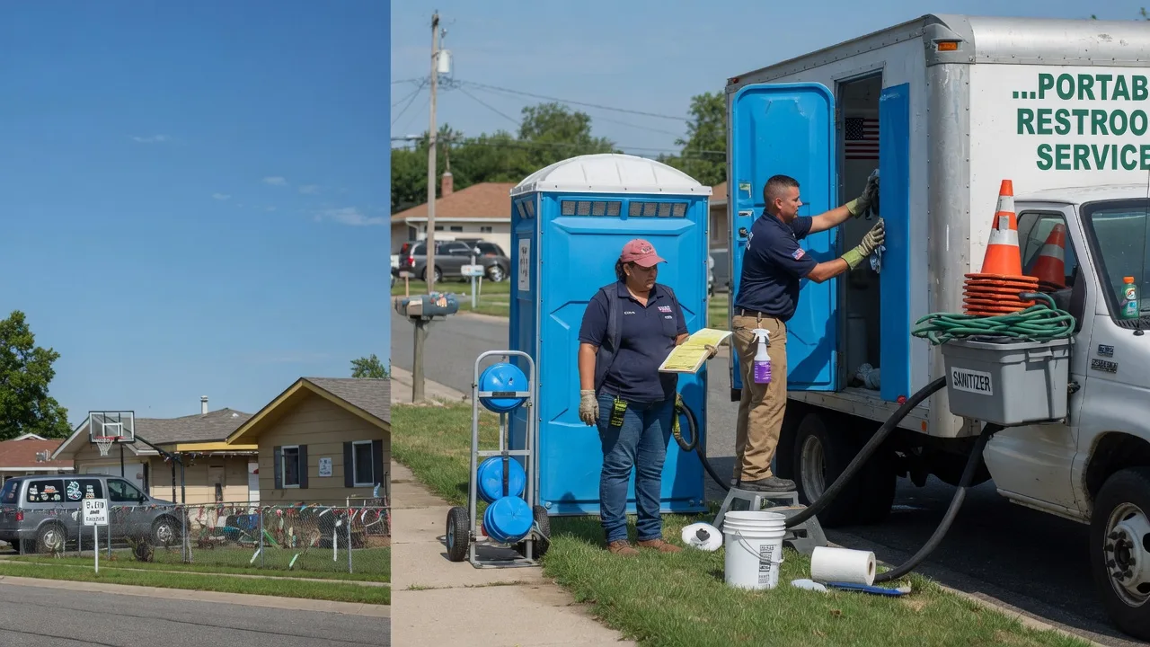 Portable Toilet Rental in Sciota, IL near me